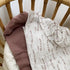 2-Pack 100% (47 47) Ely's & Co. Muslin Swaddle Blanket Cotton Muslin Extra-Large Swaddle Blankets x Solid + Printed
