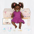 JIZHI 22 Inch Reborn Baby Dolls - Lifelike Soft Body Realistic Newborn Gift for Kids Age 3