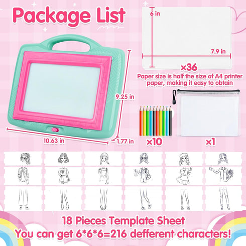 6-12, 6+ PLAY Light Up Tracing Pad for Kids, LED Tracing Pad Toys for Girls Ages Arts & Crafts Writing Drawing Tracer