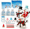 Hophine 3Pack Build a Snowman Kit, Molding Clay Snowman Kit, Christmas DIY Crafts