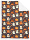 SqtmuHLuo Halloween Baby Blanket for Boys Girls Gender Cute Halloween Pumpkin Neutral Newborn