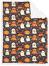 SqtmuHLuo Halloween Baby Blanket for Boys Girls Gender Cute Halloween Pumpkin Neutral Newborn