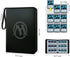 Trading Card Binder,9-Pocket Binder for Trading Cards Holds 720 Cards,Premium Collector Card Album for Standard Cards,Card Collection Folder for MTG,TCG,Yugioh,Game Cards(Black 2) by MTGPRO