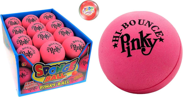 JA-RU Hi-Bounce Pink Bouncy Ball (24 Units) Rubber Balls for Kids, Sports & Outdoor Play, Bulk Party Favors