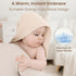 2-Pack 100% Blossom,32" 32") Konssy Muslin Hooded Baby Towels, Cotton, Ultra-Soft & Absorbent Baby Bath Towels