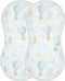 YYZZH Hot Air Balloon Elephant Rabbit Bear Muslin Burp Cloths for Baby 2
