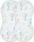YYZZH Hot Air Balloon Elephant Rabbit Bear Muslin Burp Cloths for Baby 2