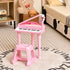 31 Honey Joy Classical Kids Mini Grand Piano w/ Music Stand & Stool, Portable Electronic Piano Educational Musical