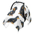 Mazeann Dog Watercolor Dachshund Car Seat Cover Baby Breathable Soft Infant Carseat Covers