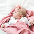 Goobie Baby 100% 47 47 Inches Organic Muslin Swaddle Blanket, Certified Organic Cotton, Ultra Soft & Breathable