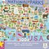 500 Ceaco - National Parks Map - Piece Jigsaw Puzzle