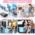 AOOSA 2PCS Swimming Wet Bags, Reusable Cloth Diaper Bags with Handle and Zipper, Lightweight Waterproof Travel Laundry