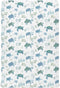 Vdsrup Crib Sheets for Boys Girl Turtles Neutral Mini Crib Mattress Sheets Fitted,