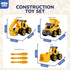 Set 3 4 5 6 7 8 TOY Life Constructions Toys Vehicles Trucks Take Apart Toys Sandbox Toys Trucks Excavators Building Car