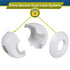 Child Safety Door Knob Cover (4 Pack), Hard-to-Remove Dual-Lock Covers for Kids, Reusable Baby Proof Locks