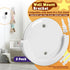 Terixe 2 Pack Wall Mount Bracket Compatible with Nanit Flex Multi-Stand - Round, White, Durable ABS Material, Easily