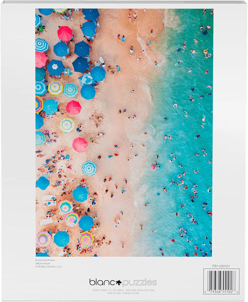 Buffalo Games - blanc - Day at The Beach, Mexico, 500 Piece Jigsaw Puzzle