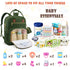 Backpack, Backpack Tenot Baby Diaper Bag Travel Diaper Bags for Girl Boy Large Capacity Baby Bag for Women Army Green