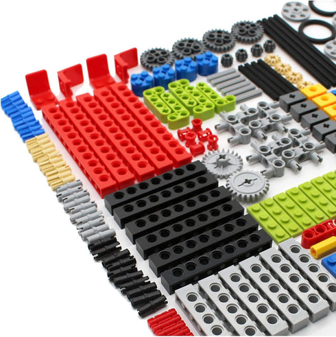 182PCS Gear and Axle Set for Technic Parts, Compatible with Major Brand Technic Parts, DIY Gears Assortment Pack