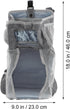 SOPOTUTU Large Hanging Diapers Bag Crib Diaper Organizer Bedside Storage Pouch Gray Fabric Nursery Hanging Stacker