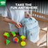 Set 10 Pack 2x2 3x3 4x4 5x5 STEAM Life Speed Cube Magic Cube | Includes Speed Cube, Pyramid Cube, Megaminx Cube Puzzle