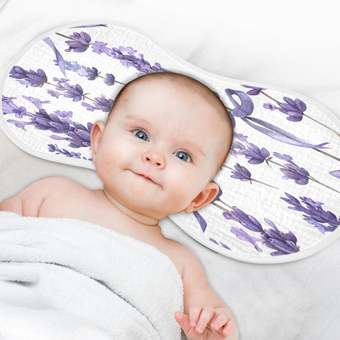 YEGAME Set 1 11 22 Inch Muslin Baby Burp Cloths of - Lavender Super Absorbent Cotton Burping Rags Soft Baby Washcloths