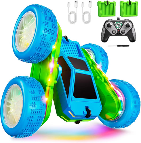 Remote Control Car, 360 Flips Rotating RC Stunt Car with USB-C Charge