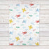 Lovable Gift Co Airplane Personalized Baby Receiving Swaddle Blanket