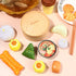 Chinese Breakfast Pretend Play Food Sets for Kids Kitchen - 2 Sets Mini Food Play Set for Dollhouse