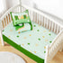 Set Boys,4 Set,Standard Cloele Crib Bedding for Piece Dinosaur Baby Bedding Size Toddler Nursery Bedding Includes