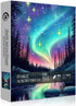 PICKFORU 1000 Magic Northern Lights Puzzles for Adults Pieces, Nature Fantasy Landscape Puzzle Tree Star, Starry Night