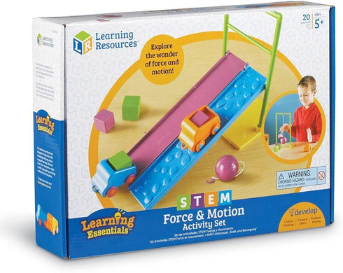Set Learning Resources STEM Force & Motion Activity - Toddler Sensory Toys, Critical Thinking, Problem Solving