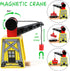 Set 39 5 3,4,5 Set Qilay Wooden Train for Toddler - Pcs Wood Train Tracks with Crane, Bridge & Wooden Trains - Train