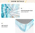 Bseiialft 52 28 Blue Turquoise Marble Crib Sheets for Boys Girls Soft and Breathable Cotton Baby Sheets for Standard