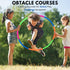 Kids Exercise Hoop, Adjustable Detachable Weight Size Plastic Toy Hoops - 32-Inch Spinning Rings for Sports, Playing