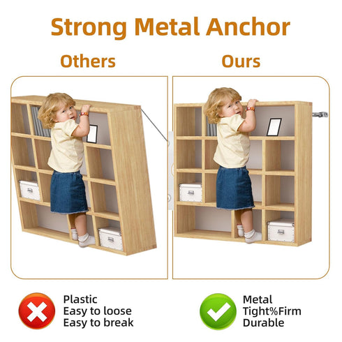 Chenyu Anchors(10set) Furniture for Baby proofing and Furniture Wall Anchor, Wall Anchors for Baby proofing cabinets