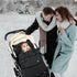 amo nenes 35.4"*20.5"(Pure Universal Footmuff for Stroller, Baby Bunting Bags, Winter Windproof Warm Pram Footmuffs