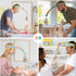 DINGLE DANGLE - Diaper Changing Distractor - Diaper Changing Helper Headband, Baby Mobile, & Sensory Rattle. Newborn