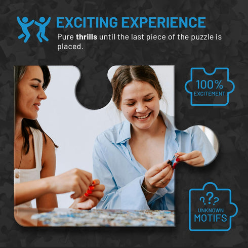 1000 20x27 2023) Misu Games Black Box Puzzle Without Template, Jigsaw Puzzles for Adults Pieces, Cool Jig-Saw Puzzels