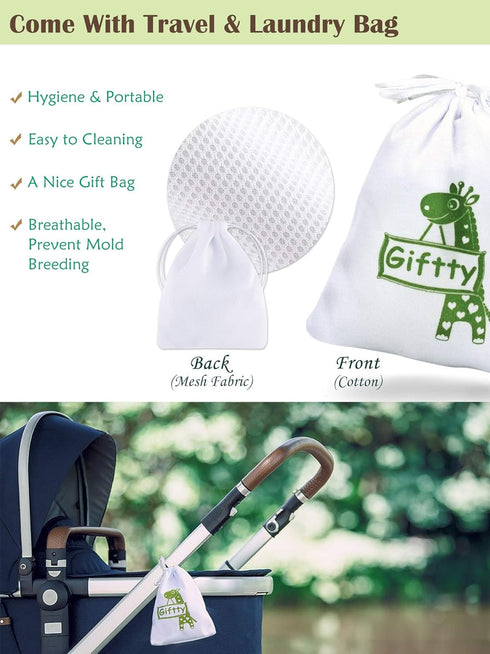 Giftty 3-12M (1 Baby Teething Mitten Panda Hand Teether Soothing Glove Wearable Teething Toy with Crinkle Sound, Multi