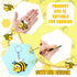 48 Pieces Cute Bee Keychain and Bee Rubber Bracelets, Silicone Wristband Party Favors for Birthday Supplies