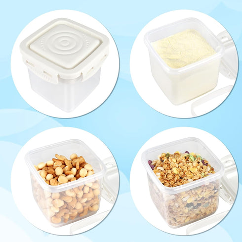 Accmor Formula Dispenser On The Go, Formula Container to Go, Portable Milk Powder Kids Snack Container with Scoop