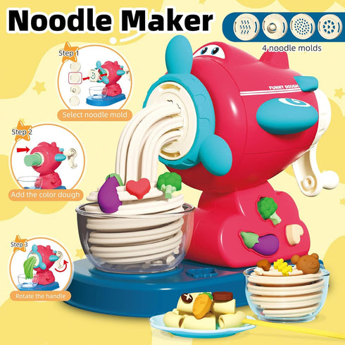 Kaelinda 77 4 1 Sets 2-4-8, 3 4 5 6 Pcs in Playdough for Kids Age Dough Accessories Tools Kit, Ice Cream, Noodle Cake