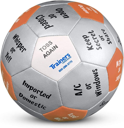 Trainers Warehouse 6" Thumball Collection, 32 Prompts for Team Building, Conversation, and Training