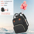 Diaper Bag Backpack Multi-Function Baby Bag With Large Capacity and Insulated Pockets Diaper Backpack Organizer Bag for Mom/Dad, Black