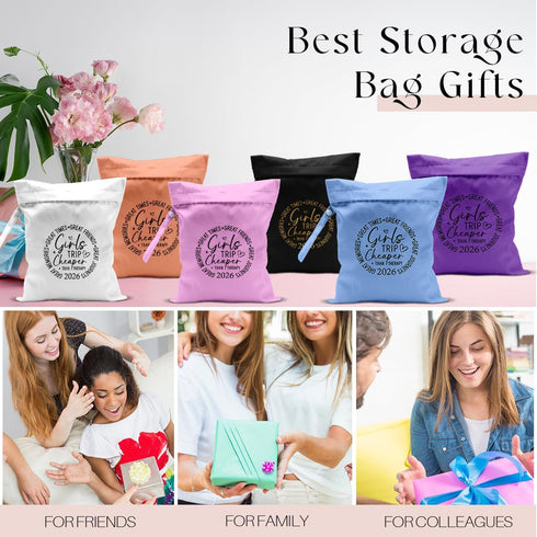 zcyxuuw 6Pcs Girls Trip Gifts Wet Dry Bag, Beach Bag Wet Bag Favors, Sunscreen Bags Swimsuit Toiletry Travel Essentials