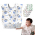 Disposable Feeding Bibs, 24 Individual Pack for Baby & Kids -Adjustable Adhesive
