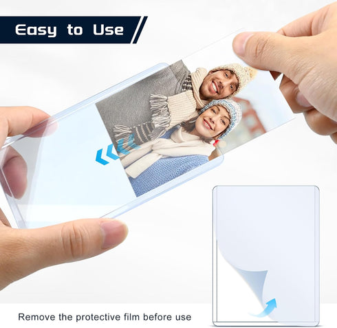 Maileto 15 Pack 3"x4" Top Loads for Cards Hard Plastic Card Sleeves Baseball Card Protectors Hard Plastic Sports Card
