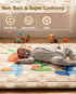 50x50 Inches Baby Play Mat, Foldable Play Mats for Floor, Crawling Mat for Playpen with Anti-Slip Bottom, Machine