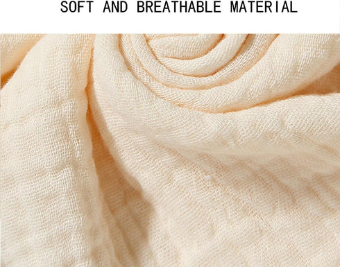 Organic Cotton Security Blanket for Baby Boys and Girls, Khaki Goose Soft Muslin Cotton Blanket, Breathable
